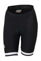 SPORTFUL Cycling shorts without bib - BODYFIT CLASSIC - black/white