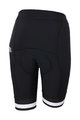 SPORTFUL Cycling shorts without bib - BODYFIT CLASSIC - black/white