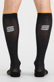 SPORTFUL Cycling knee-socks - RECOVERY - black