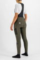 SPORTFUL Cycling long bib trousers - GIARA - green