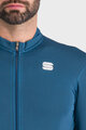 SPORTFUL Cycling winter long sleeve jersey - MONOCROM THERMAL - blue