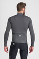 SPORTFUL Cycling winter long sleeve jersey - MONOCROM THERMAL - anthracite