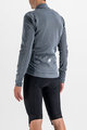 SPORTFUL Cycling winter long sleeve jersey - MONOCROM THERMAL - anthracite