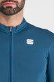 SPORTFUL Cycling winter long sleeve jersey - MONOCROM THERMAL - blue