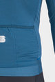 SPORTFUL Cycling winter long sleeve jersey - MONOCROM THERMAL - blue