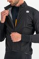 SPORTFUL Cycling rain jacket - HOT PACK NORAIN - black