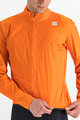 SPORTFUL Cycling rain jacket - HOT PACK NORAIN - orange