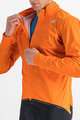 SPORTFUL Cycling rain jacket - HOT PACK NORAIN - orange