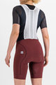 SPORTFUL Cycling bib shorts - BODYFIT - bordeaux