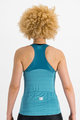 SPORTFUL Cycling tank top - KELLY - blue