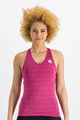 SPORTFUL Cycling tank top - KELLY - cyclamen