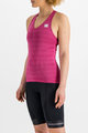 SPORTFUL Cycling tank top - KELLY - cyclamen