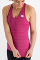 SPORTFUL Cycling tank top - KELLY - cyclamen