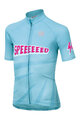 SPORTFUL Cycling short sleeve jersey - SUPER GIRL - blue