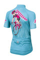 SPORTFUL Cycling short sleeve jersey - SUPER GIRL - blue