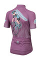 SPORTFUL Cycling short sleeve jersey - SUPER GIRL - purple