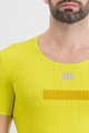 SPORTFUL Cycling short sleeve t-shirt - PRO BASELAYER - yellow