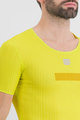 SPORTFUL Cycling short sleeve t-shirt - PRO BASELAYER - yellow