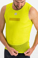 SPORTFUL Cycling short sleeve t-shirt - PRO BASELAYER - yellow