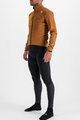 SPORTFUL Cycling thermal jacket - SUPER - brown