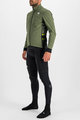 SPORTFUL Cycling windproof jacket - NEO SOFTSHELL - green/black