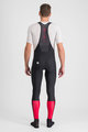 SPORTFUL Cycling long bib trousers - CLASSIC - black/red