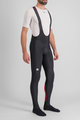 SPORTFUL Cycling long bib trousers - CLASSIC - black/red