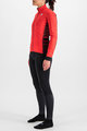 SPORTFUL Cycling windproof jacket - NEO SOFTSHELL - red/black