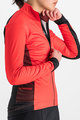 SPORTFUL Cycling windproof jacket - NEO SOFTSHELL - red/black