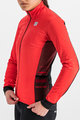 SPORTFUL Cycling windproof jacket - NEO SOFTSHELL - red/black