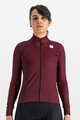 SPORTFUL Cycling winter long sleeve jersey - KELLY THERMAL - bordeaux