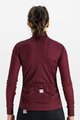 SPORTFUL Cycling winter long sleeve jersey - KELLY THERMAL - bordeaux