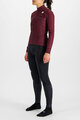 SPORTFUL Cycling winter long sleeve jersey - KELLY THERMAL - bordeaux