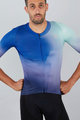 SPORTFUL Cycling short sleeve jersey - BOMBER - blue/green