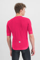 SPORTFUL Cycling short sleeve jersey - MONOCROM - pink