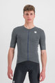 SPORTFUL Cycling short sleeve jersey - MONOCROM - anthracite