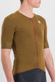 SPORTFUL Cycling short sleeve jersey - MONOCROM - brown