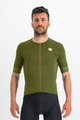 SPORTFUL Cycling short sleeve jersey - MONOCROM - green