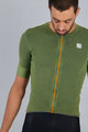 SPORTFUL Cycling short sleeve jersey - MONOCROM - green