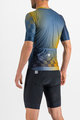 SPORTFUL Cycling short sleeve jersey - ROCKET - blue/yellow