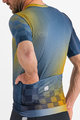 SPORTFUL Cycling short sleeve jersey - ROCKET - blue/yellow