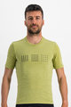 SPORTFUL Cycling short sleeve t-shirt - GIARA - light green