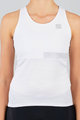 SPORTFUL Cycling tank top - GIARA - white