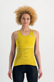 SPORTFUL Cycling tank top - GIARA - yellow