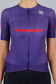 SPORTFUL Cycling short sleeve jersey - EVO - purple