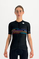 SPORTFUL Cycling short sleeve jersey - VELODROME - black