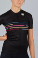 SPORTFUL Cycling short sleeve jersey - VELODROME - black