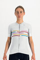 SPORTFUL Cycling short sleeve jersey - VELODROME - white