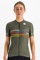 SPORTFUL Cycling short sleeve jersey - VELODROME - green