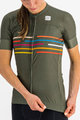 SPORTFUL Cycling short sleeve jersey - VELODROME - green